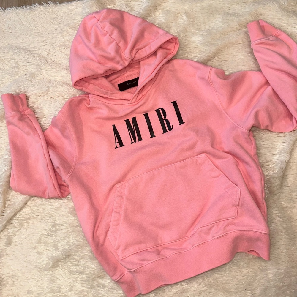 Amiri Pink Hoodie 10Y fits XS